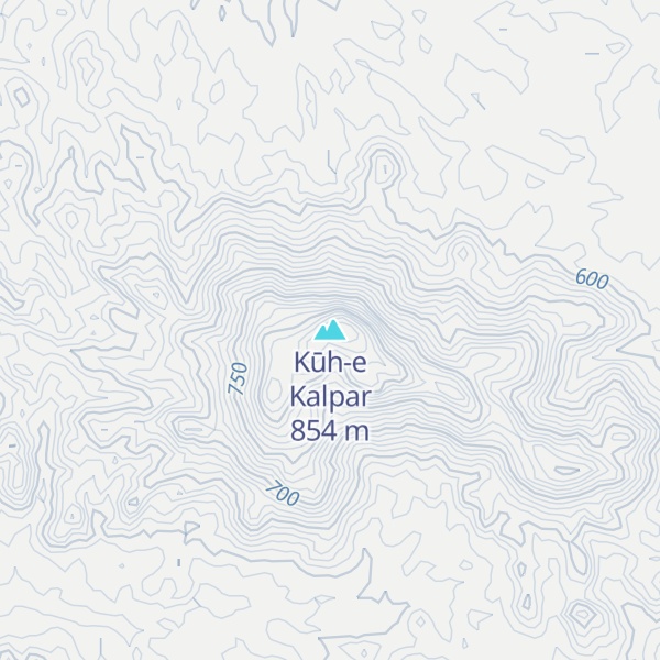 Map of Kūh-e Kalpar