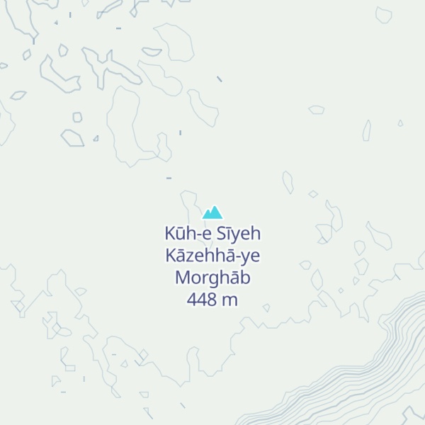 Map of Kūh-e Sīyeh Kāzehhā-ye Morghāb