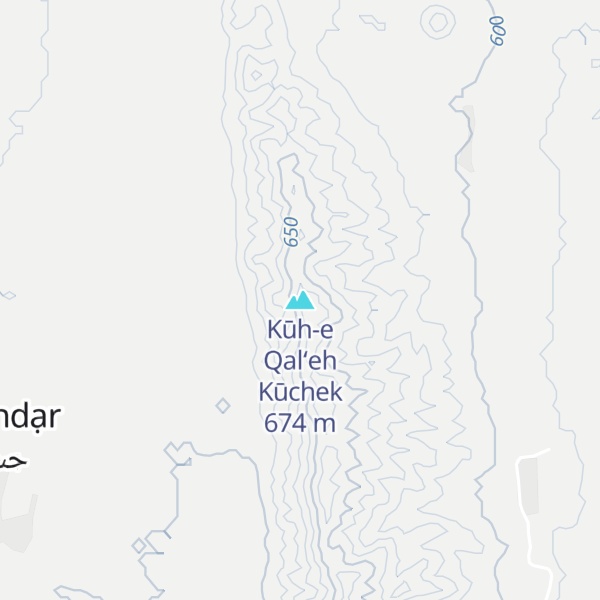 Map of Kūh-e Qal‘eh Kūchek