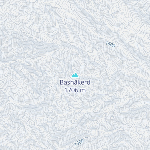 Map of Bashākerd