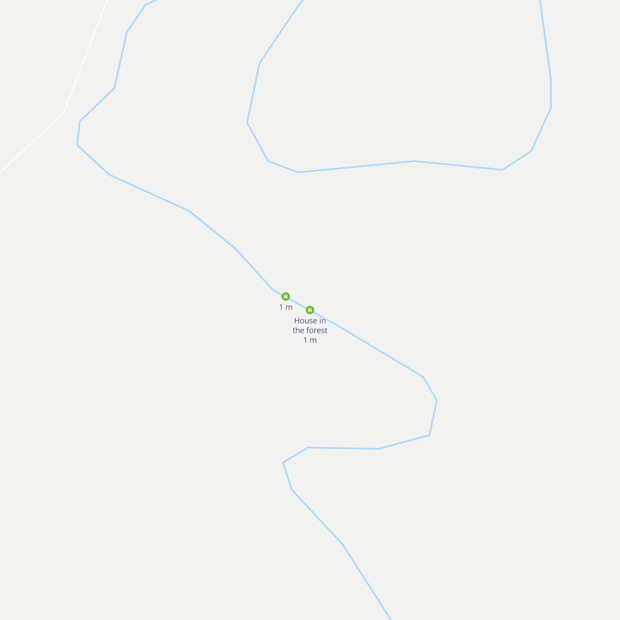 House in the forest map