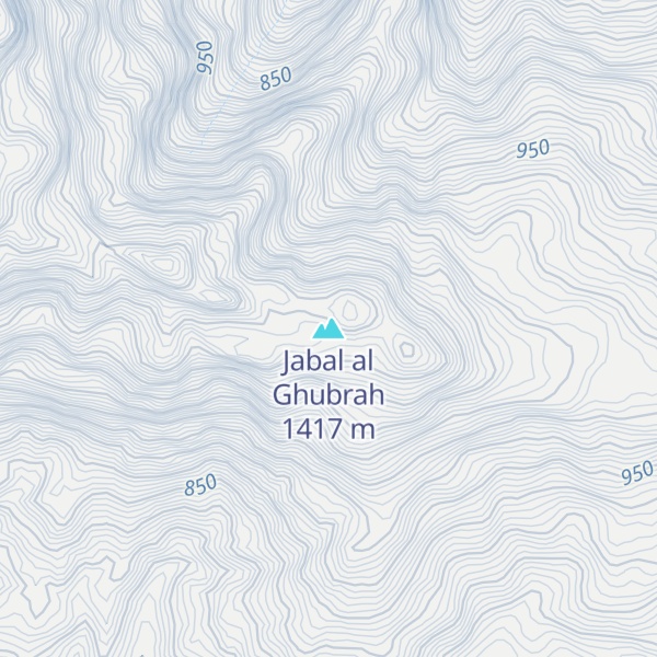 Map of Jabal al Ghubrah