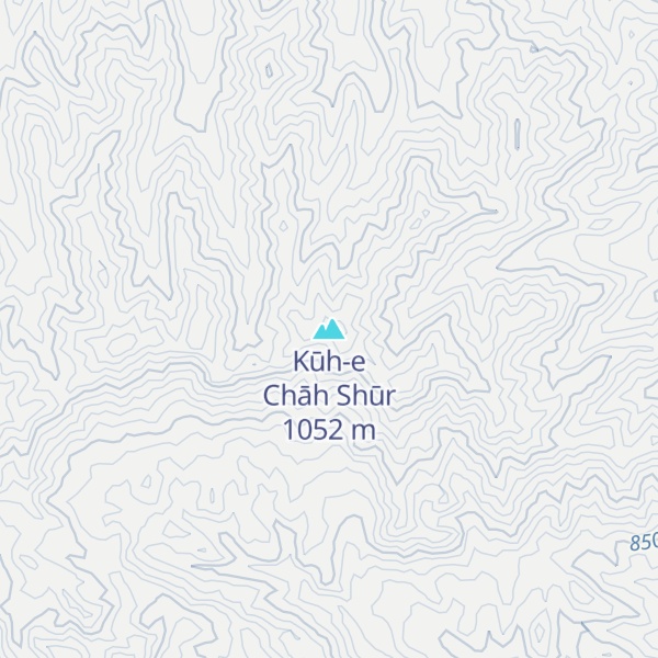 Map of Kūh-e Chāh Shūr