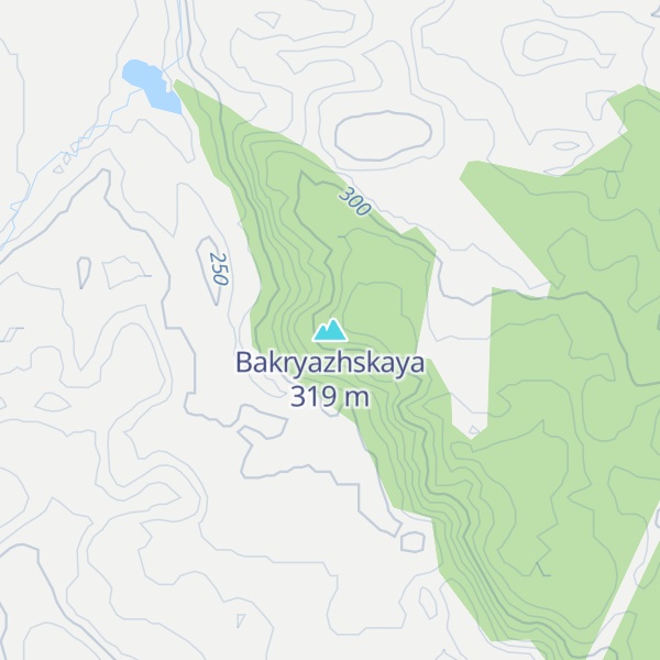 Map of Bakryazhskaya