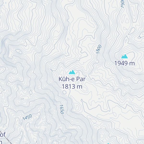 Map of Kūh-e Par