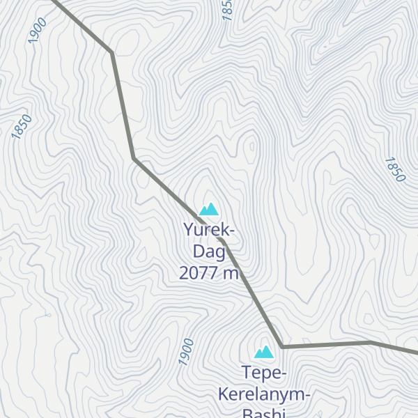 Map of Yurek-Dag