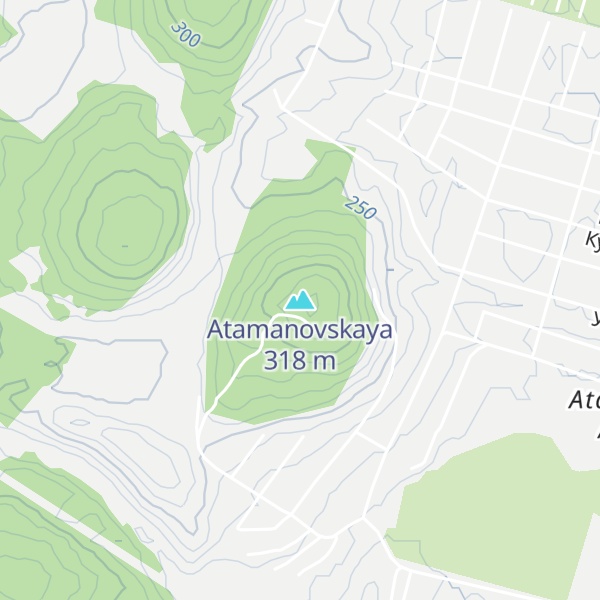 Map of Atamanovskaya