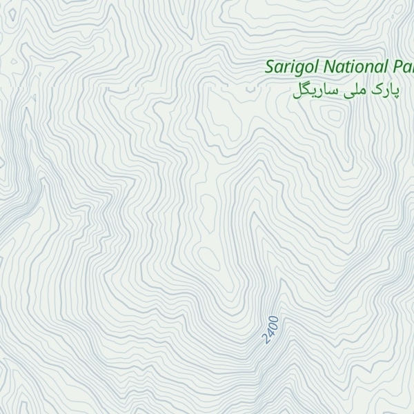 Map of Kūh-e Sārī Band