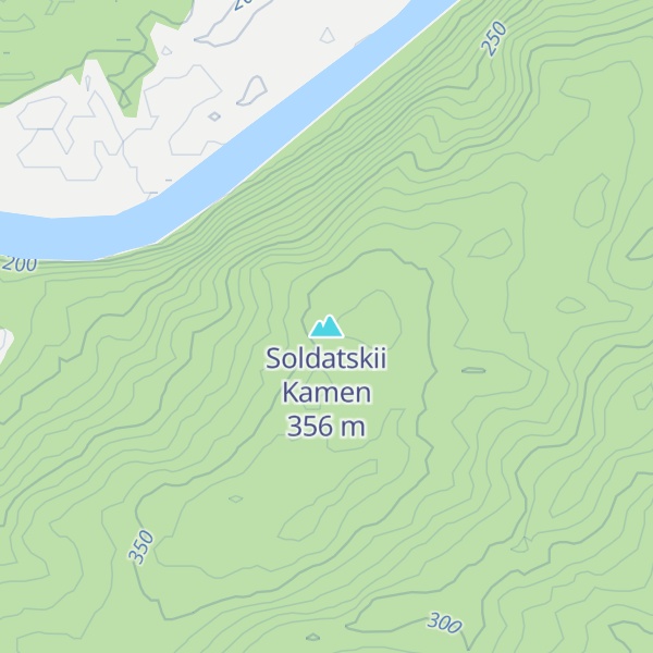 Map of Soldatskii Kamen