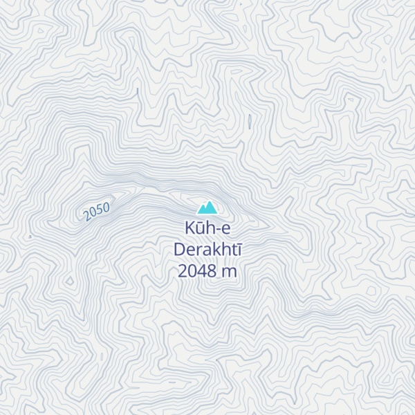 Map of Kūh-e Derakhtī
