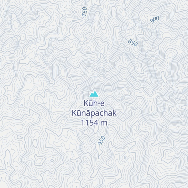 Map of Kūh-e Kūnāpachak