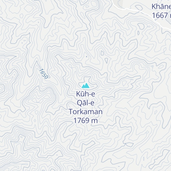 Map of Kūh-e Qāl-e Torkaman