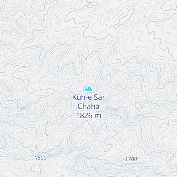 Map of Kūh-e Sar Chāhā