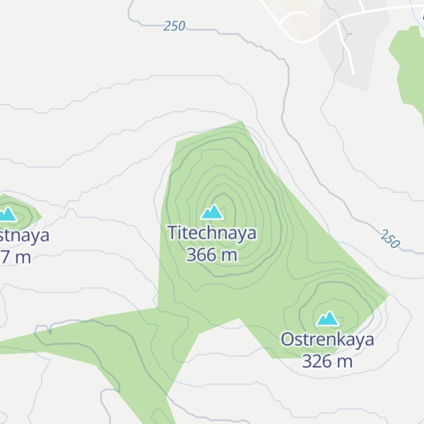 Map of Titechnaya
