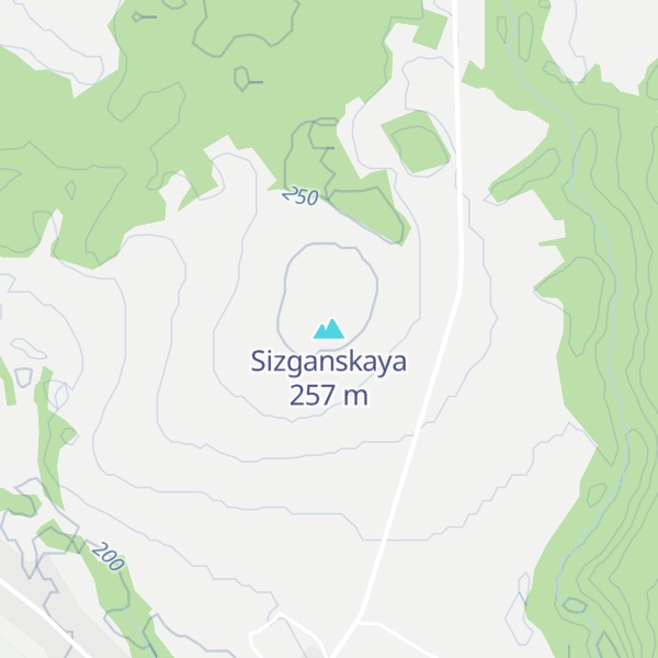 Map of Sizganskaya
