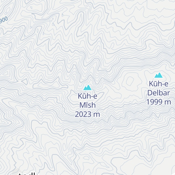 Map of Kūh-e Mīsh