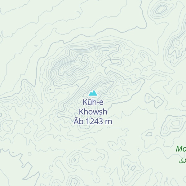 Map of Kūh-e Khowsh Āb