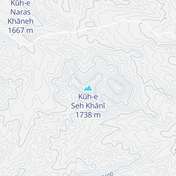 Map of Kūh-e Seh Khānī