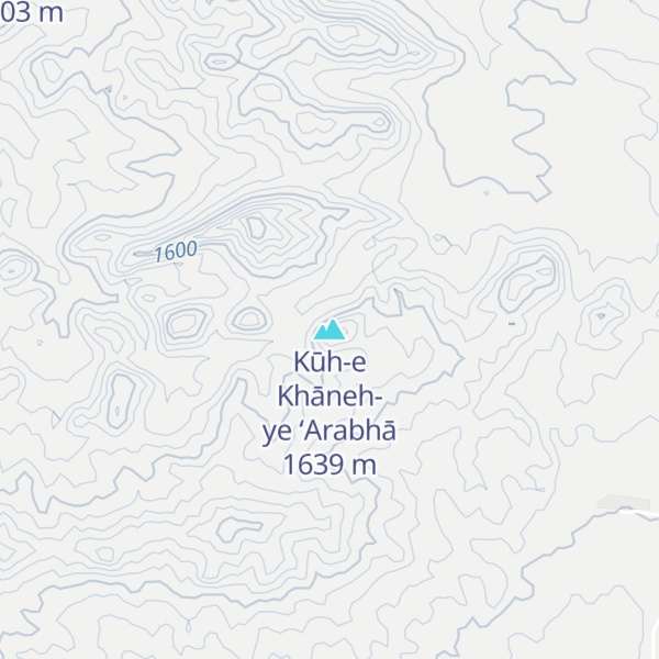 Map of Kūh-e Khāneh-ye ‘Arabhā