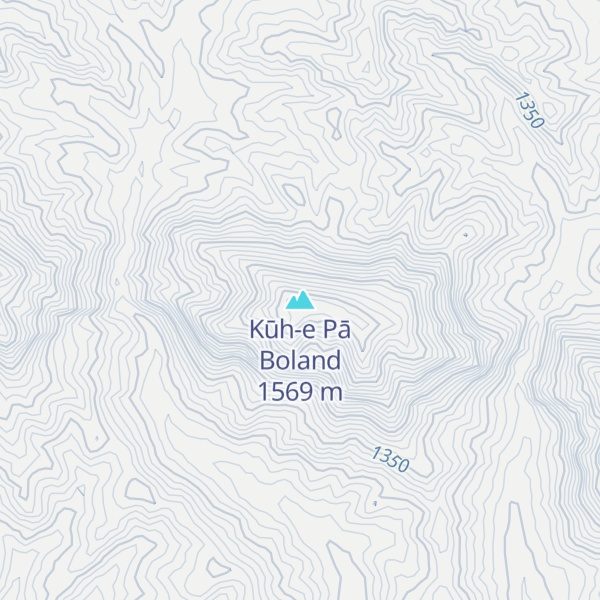 Map of Kūh-e Pā Boland