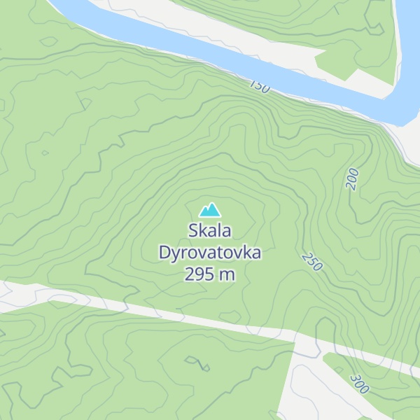 Map of Skala Dyrovatovka