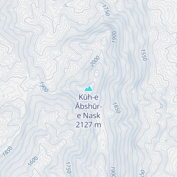 Map of Kūh-e Ābshūr-e Nask