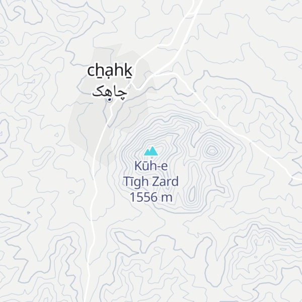 Map of Kūh-e Tīgh Zard