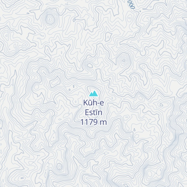 Map of Kūh-e Estīn