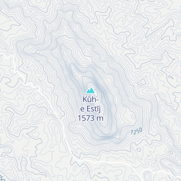 Map of Kūh-e Estīj