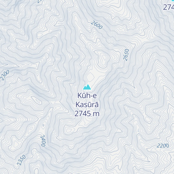 Map of Kūh-e Kasūrā