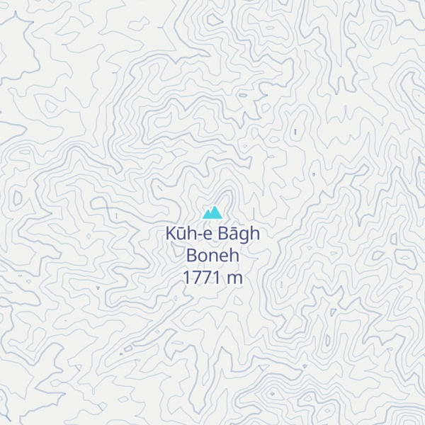 Map of Kūh-e Bāgh Boneh
