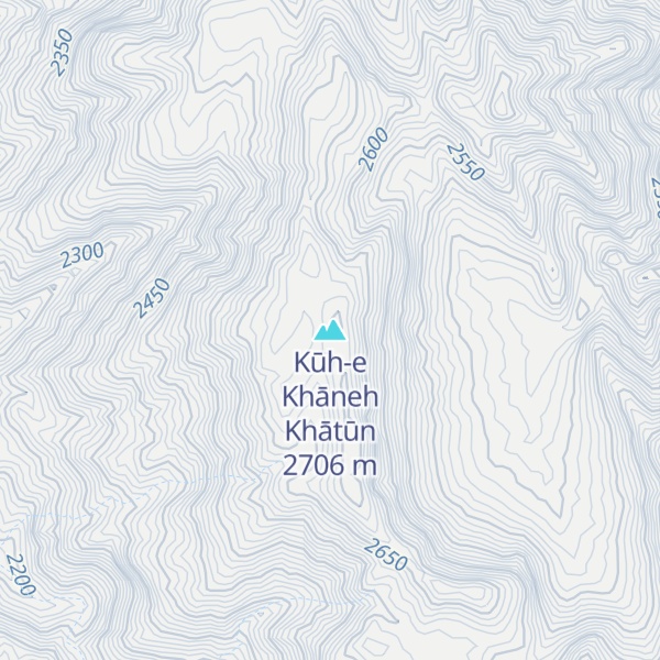 Map of Kūh-e Khāneh Khātūn