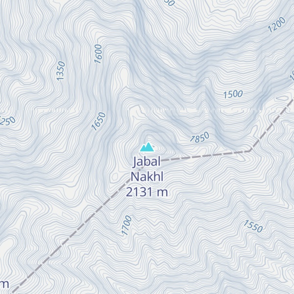 Map of Jabal Nakhl