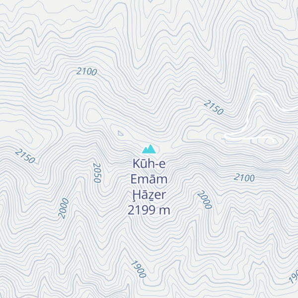 Map of Kūh-e Emām Ḩāẕer