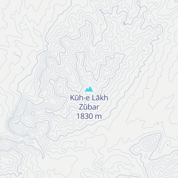 Map of Kūh-e Lākh Zūbar