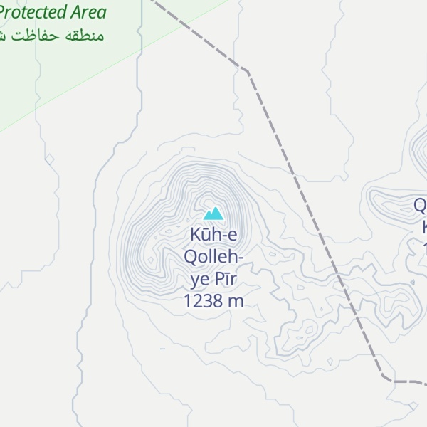 Map of Kūh-e Qolleh-ye Pīr