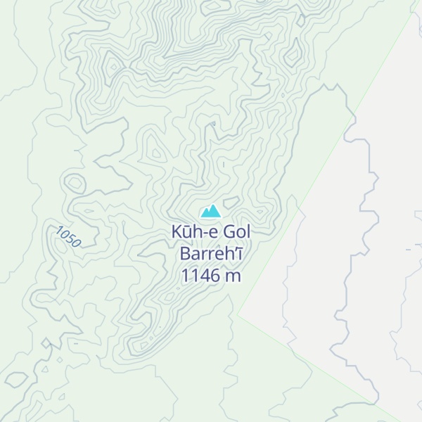 Map of Kūh-e Gol Barreh’ī