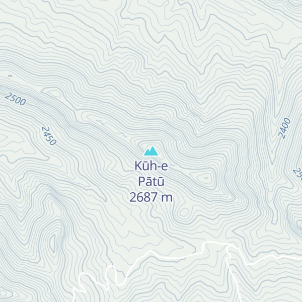 Map of Kūh-e Pātū