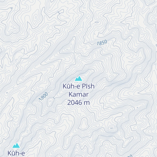 Map of Kūh-e Pīsh Kamar