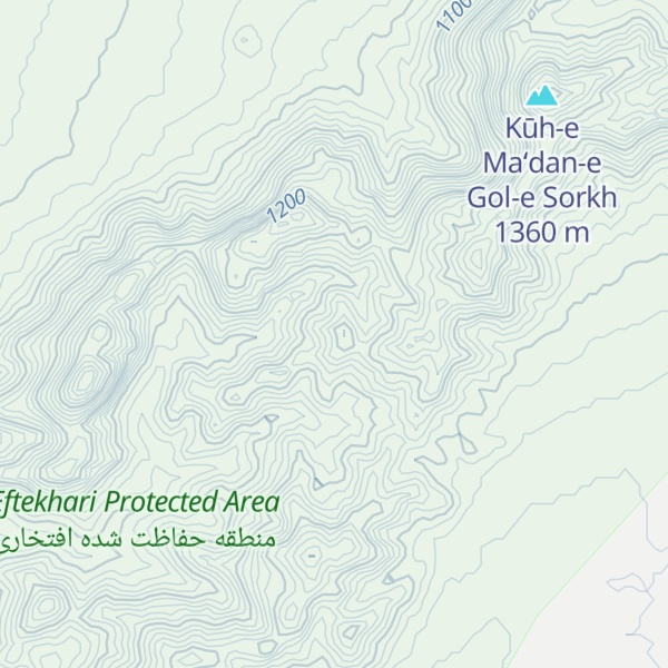 Map of Kūh-e Lākh-e Sefīd