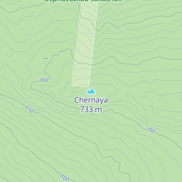 Map of Chernaya