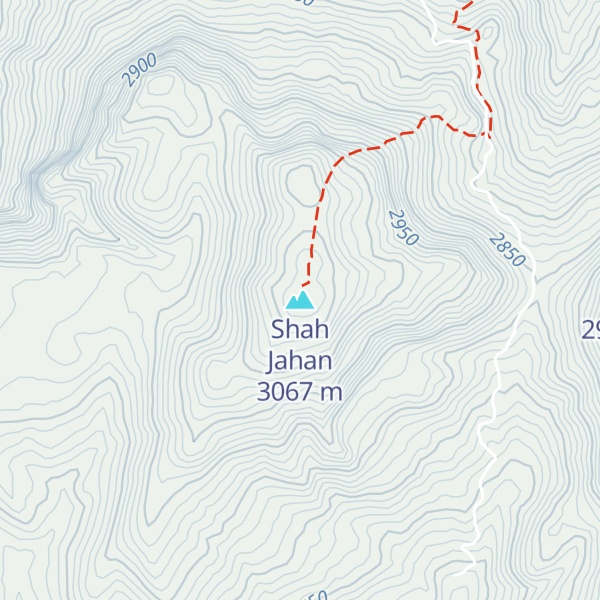 Map of Shah Jahan