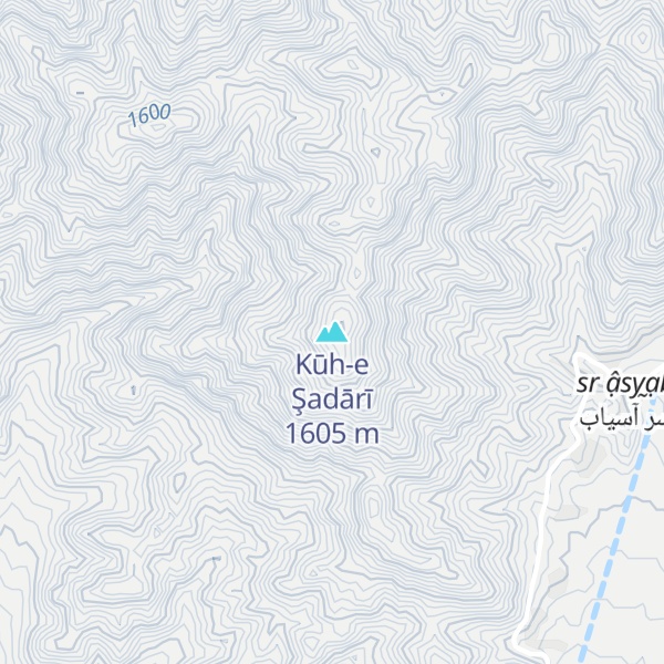 Map of Kūh-e Şadārī