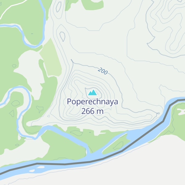 Map of Poperechnaya