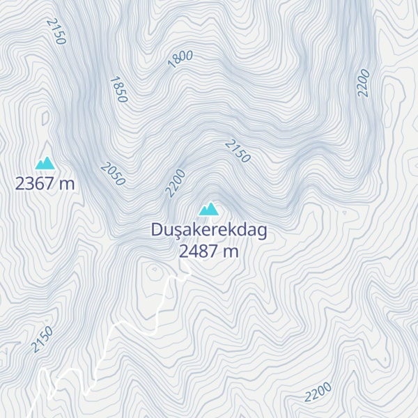 Map of Duşakerekdag