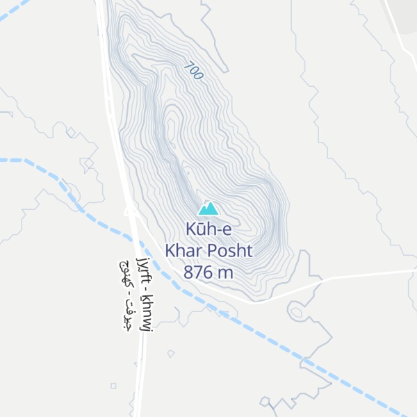 Map of Kūh-e Khar Posht