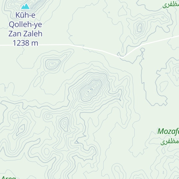 Map of Qolleh-ye Kalleh