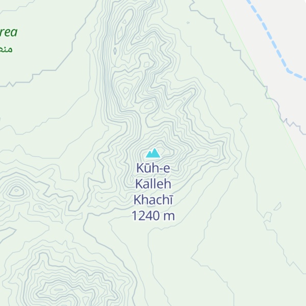 Map of Kūh-e Kalleh Khachī