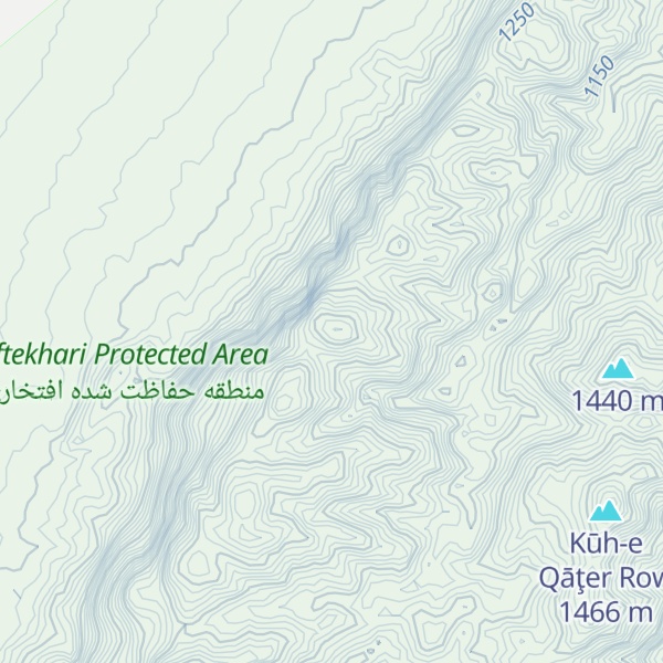 Map of Kūh-e Qāsemābād