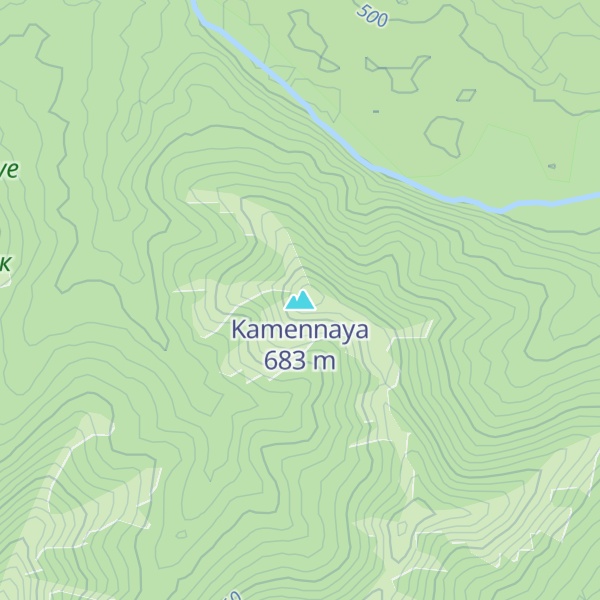 Map of Kamennaya